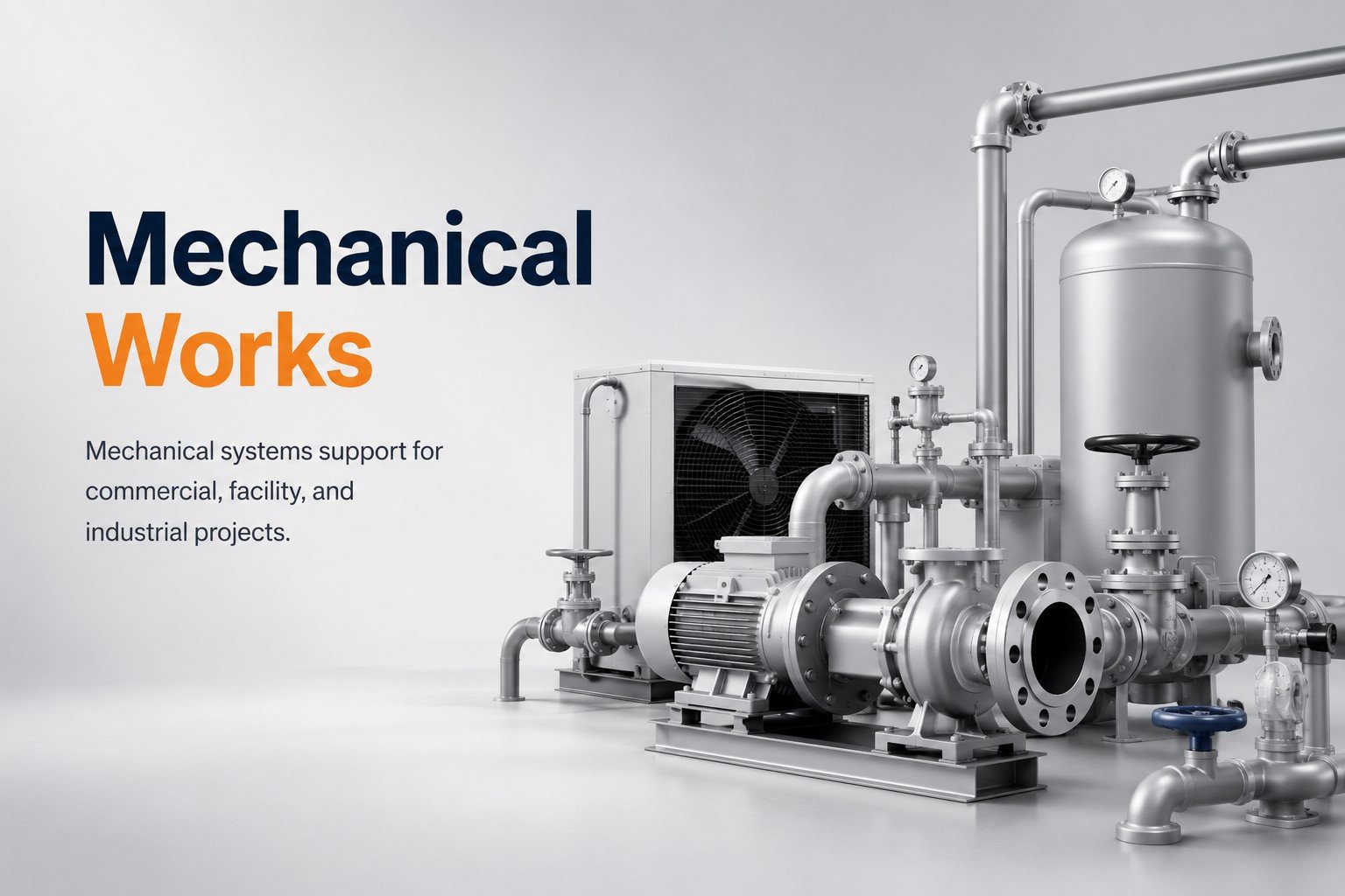 Mechanical works for MEP projects